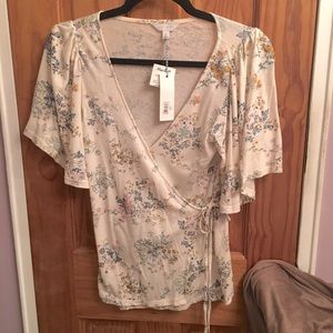 Lucky Brand XS/TP Floral Blouse New/Tags💐💐Host Pick💐💐